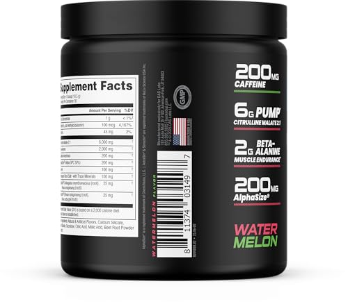 Image 6 of Bucked Up Pre Workout 6 Grams Citrulline, 2 Grams Beta Alanine, and 3 Other Registered trademarked Ingredients (Watermelon)