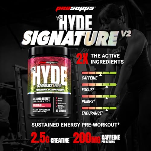 Image 2 of ProSupps Mr. Hyde Signature V2 Pre Workout Powder with Creatine, Watermelon