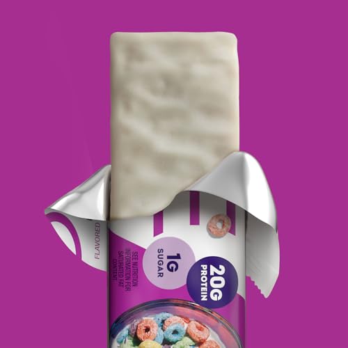 Image 5 of ONE Fruity Cereal Protein Bars, 20g Protein, Gluten Free Snacks, 12 ct