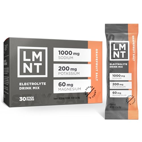 Image 2 of Grapefruit Salt / 30 Count for the product Drink LMNT Zero Sugar Electrolytes Drink Mix