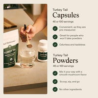 Thumbnail for Image 6 of Real Mushrooms Organic Turkey Tail Capsules for Wellness, 90ct