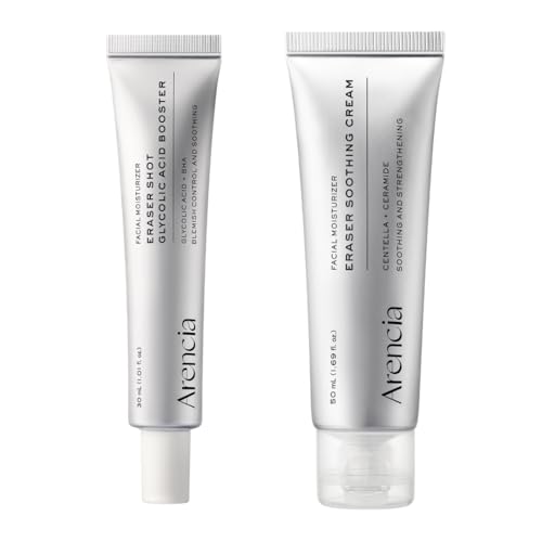 Image 1 of Default Title for the product ARENCIA Erasor Shot Glycolic Acid Booster Serum and Soothing Cream