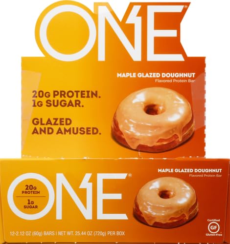 Image 2 of ONE Protein Bars, Maple Glazed Doughnut, Gluten Free, 2.12 oz (Pack of 72)
