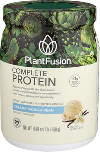 Thumbnail for Image 4 of Vanilla / 1 Pound (Pack of 1) for the product PlantFusion Complete Vegan Protein Powder