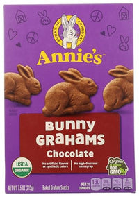 Thumbnail for Image 1 of Default Title for the product Annie's Homegrown Chocolate Bunny Grahams, 7.5 oz