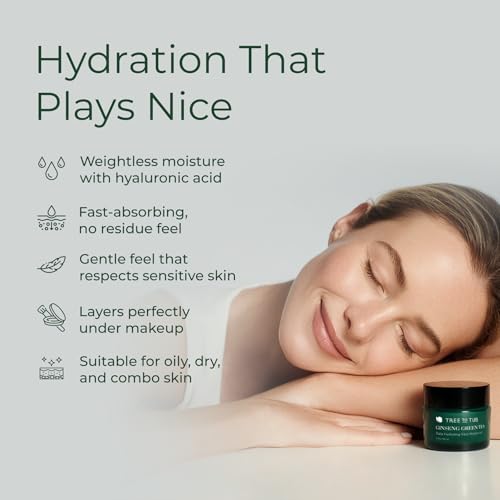 Image 6 of Tree To Tub Ginseng Green Tea Face Moisturizer, Sensitive, Dry Skin, 1.7 Oz