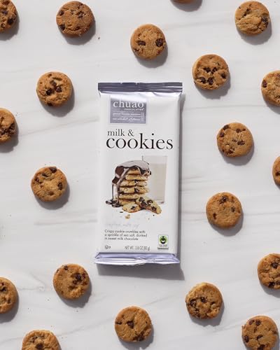 Image 5 of Chuao Chocolatier Milk & Cookies Chocolate Bars 3 Pack (2.8 oz each)