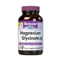 Thumbnail for Image 2 of Unflavored / 60 Count (Pack of 1) for the product BlueBonnet Magnesium Glycinate 400mg 120 Veggie Capsules