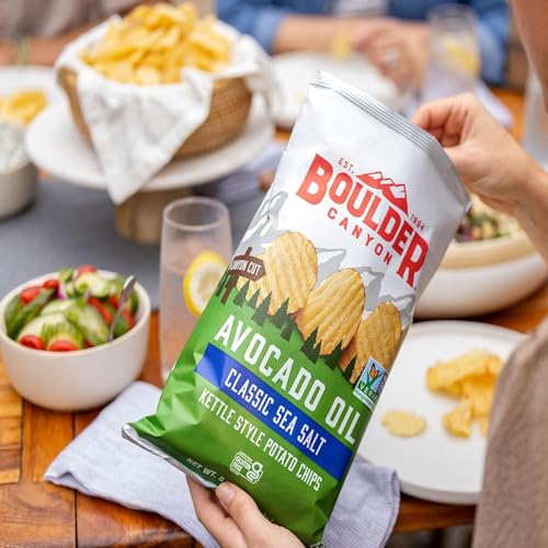 Image 5 of Boulder Canyon Avocado Oil Sea Salt Potato Chips, 5.25 oz Bag
