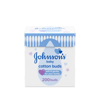 Thumbnail for Image 1 of 200 Count (Pack of 1) for the product Johnson's Baby Cotton Buds - 1 X 200 Drum