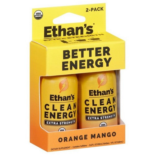 Ethans Shot Energy Xtra Orange 4 Oz
