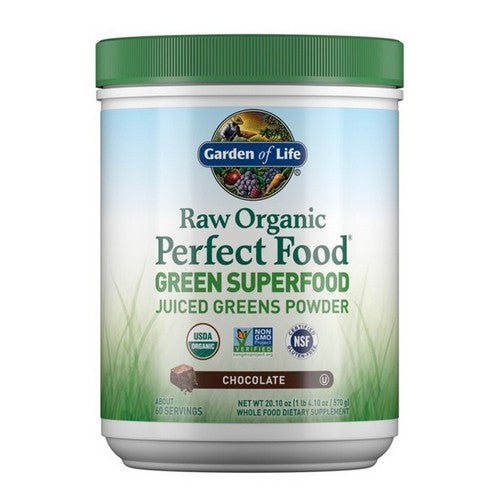 Garden of Life Perfect Food Raw Real Chocolate Cacao Powder 570 Grams