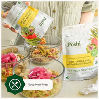 Thumbnail for Image 4 of Poshi Marinated Artichoke & Asparagus Salad, On-The-Go, 6-Pack, 4.4 oz