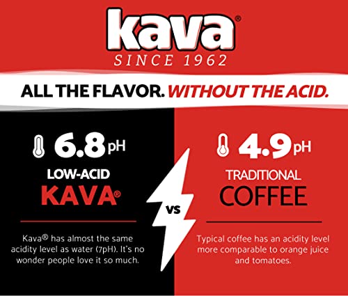 Image 5 of Kava Low Acid Instant Coffee, Acid Neutralized, 4 Ounce Glass Jar
