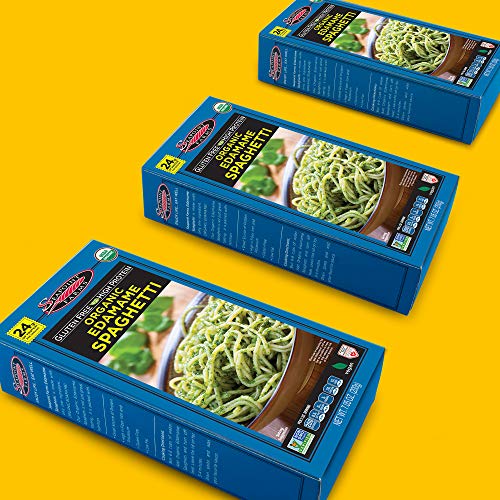 Image 4 of SEAPOINT FARMS Organic Edamame Pasta, Spaghetti, 7.05 oz (Pack of 3)