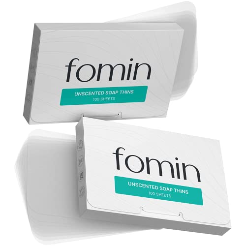 Image 1 of Default Title for the product FOMIN Paper Soap Sheets for Hand Washing - 200 Unscented Travel Soap Sheets