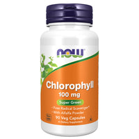 Thumbnail for Now Foods Chlorophyll 100 mg 90 Veg Capsules