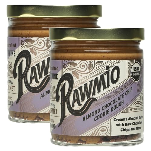 Image 3 of 6 Ounce (Pack of 2) for the product Rawmio Almond Chocolate Chip Cookie Dough Spread