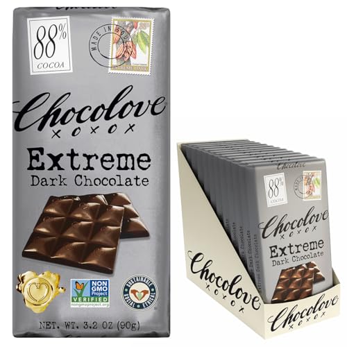 Image 1 of Default Title for the product Chocolove Extreme Dark Chocolate Bars 3.2 oz Bar (12 Pack)
