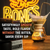Thumbnail for Image 6 of Bones Coffee Company Crazelnut Hazelnut Flavored Coffee Medium Roast Low Acid Arabica Beans 12 Oz Ground