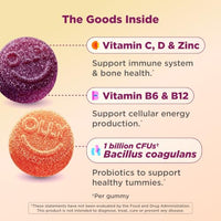 Thumbnail for Image 3 of OLLY Kids Multi & Probiotic Gummy, Digestive Support - 120 Count Pouch