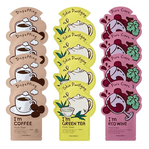 Image 1 of Default Title for the product TONYMOLY I'm Face Sheet Masks - Hydrating & Soothing Korean Skincare