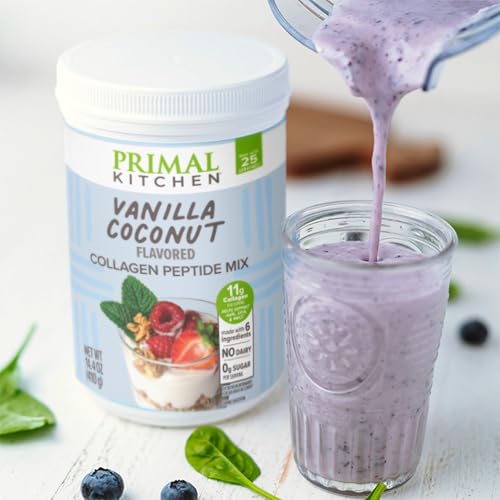 Image 6 of Primal Kitchen Vanilla Coconut Collagen Peptide Mix, 14.4oz