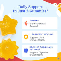 Thumbnail for Image 5 of FIRST DAY Kids Probiotic Gummies, 3-in-1 Prebiotic + Postbiotic, 60ct