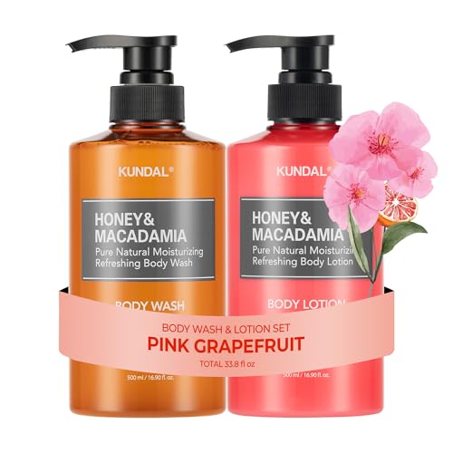 Image 6 of E. Pink Grapefruit for the product KUNDAL Soymilk Body Wash and Body Cream Set