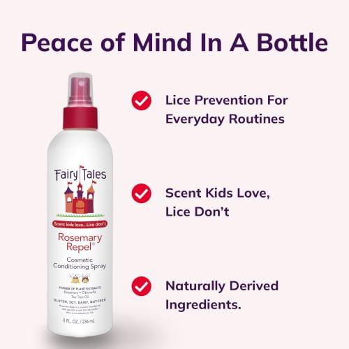Image 3 of Fairy Tales Rosemary Repel Kids Lice Prevention Conditioning Spray, 8 fl oz