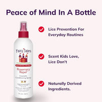 Thumbnail for Image 3 of Fairy Tales Rosemary Repel Kids Lice Prevention Conditioning Spray, 8 fl oz
