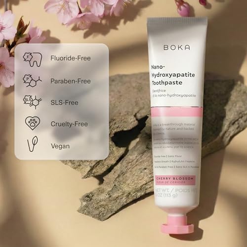 Image 5 of Boka Toothpaste - Nano Hydroxyapatite Toothpaste, Fluoride Free Toothpaste