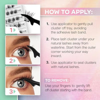 Thumbnail for Image 5 of Ardell Active Press On Lashes, Underlash Cluster Eyelash Extensions, 1 Pack