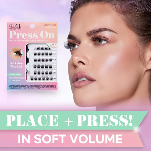 Image 3 of Ardell Press On Lashes Naked Soft Volume Pre Glued Lash Clusters 30 ct