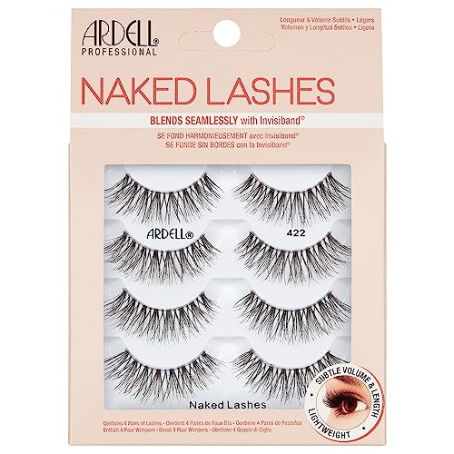 Image 9 of Naked Lashes 422 / 4 pair (Pack of 2) for the product Ardell Naked Lashes Natural Look False Eyelashes