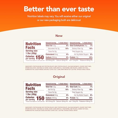 Image 2 of thinkThin High Protein Snack Bar, Salted Caramel, 10 Count