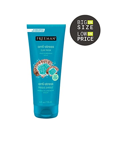 Image 5 of Freeman Dead Sea Minerals Anti-Stress Clay Facial Mask 6 fl. oz./175 mL Tube Pack of 2