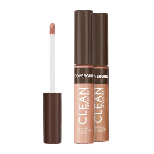 Image 15 of Classic Beige / 0.23 Fl Oz (Pack of 2) for the product COVERGIRL Clean Invisible Lightweight Concealer