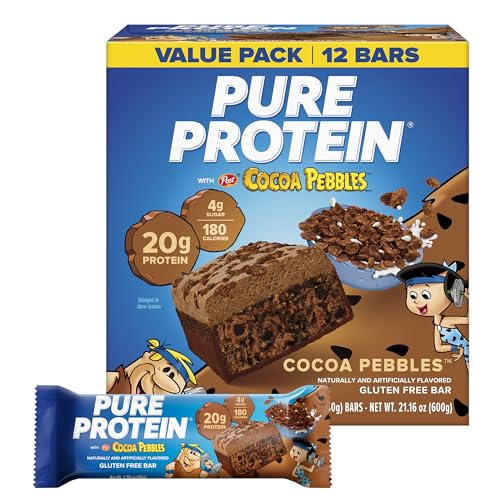 Image 1 of Default Title for the product Pure Protein Cocoa PEBBLESTM Protein Bars, 20g Protein, Gluten Free, 12 Ct