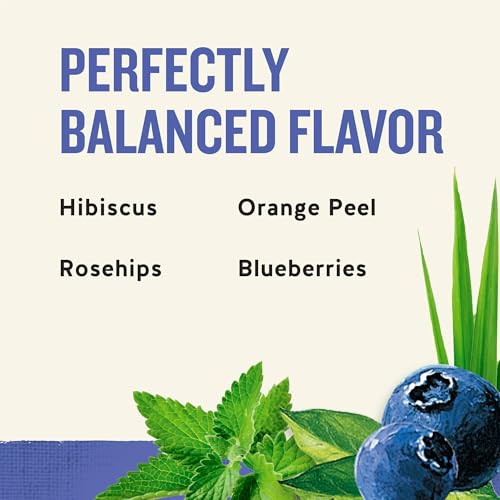 Image 7 of Celestial Seasonings Herbal Tea, True Blueberry, 20 Count (Pack of 3)