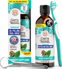 Thumbnail for Image 2 of 8 Fl Oz (Pack of 1) / 1 Pack for the product GuruNanda Oil Pulling Mouthwash with Vitamins