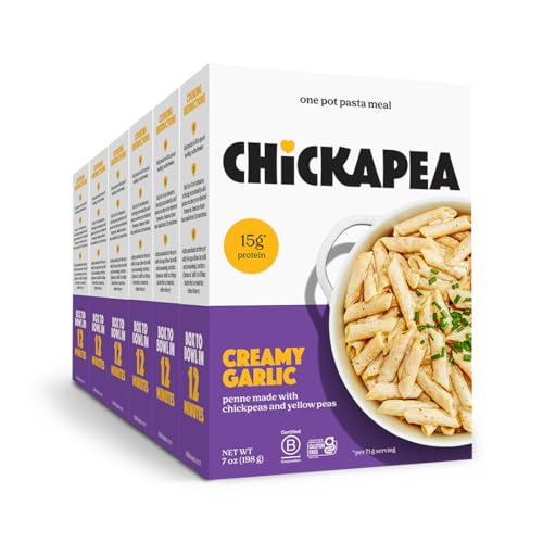 Image 1 of Default Title for the product Chickapea One Pot Chickpea Pasta - Creamy Garlic - 7 oz (Pack of 6)
