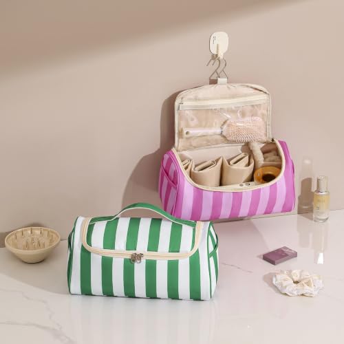 Image 4 of RSRSLEII Striped Hair Tools Travel Bag with Compartments