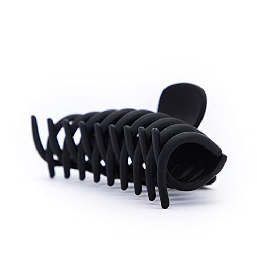 Image 7 of Kitsch Large Hair Clips For Women - Black & Tortoise, 2pcs