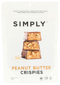 Thumbnail for Image 1 of Default Title for the product Simply Gum Peanut Butter Crispies Dark Chocolate Bars, 4 Ounce