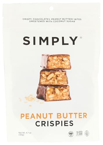 Image 1 of Default Title for the product Simply Gum Peanut Butter Crispies Dark Chocolate Bars, 4 Ounce