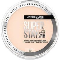 Thumbnail for Image 10 of SUPERSTAY POWDER 102 / 0.2 Ounce (Pack of 1) for the product MAYBELLINE Super Stay Up To 24HR Hybrid Powder-Foundation