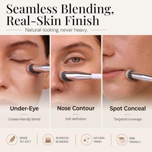 Image 5 of ALBEAUT Concealer Makeup Brushes 2 PCS