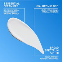 Thumbnail for Image 2 of CeraVe Ultra-Light Moisturizing Lotion SPF 30, Sunscreen for Face, 1.7oz
