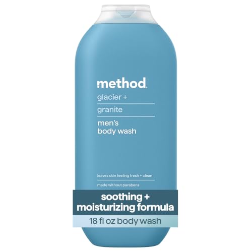 Image 2 of Glacier + Granite / 18 Fl Oz (Pack of 1) for the product Method Men’s Body Wash
